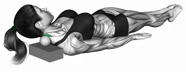 Massage Ball Lying Semispinalis Capitis Activation demo