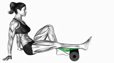Foam Roll Calves (Single Leg) demo