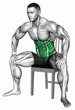 Seated Alternate Back Rotation on a Chair demo