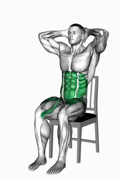Seated Alternate Foot Taps on a Chair demo