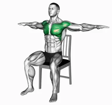 Seated Arm Crossover on a Chair demo
