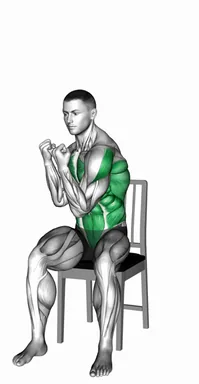 Seated Celebratory Speed Torso Twist on Chair demo