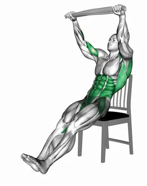 Seated High Row with a Towel Jack on Chair demo