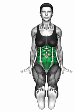 Seated Knee Hug Glute Stretch demo