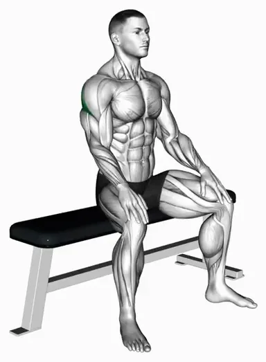Seated Rhomboid Stretch demo