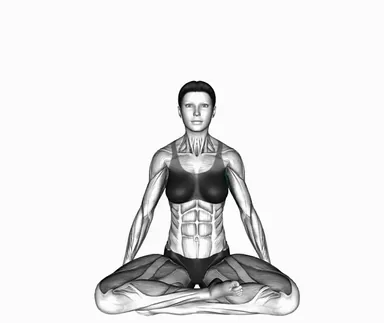 Seated Side Bend Shoulder Stretch demo