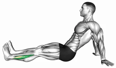 Seated Single Leg Foot Side to Side demo