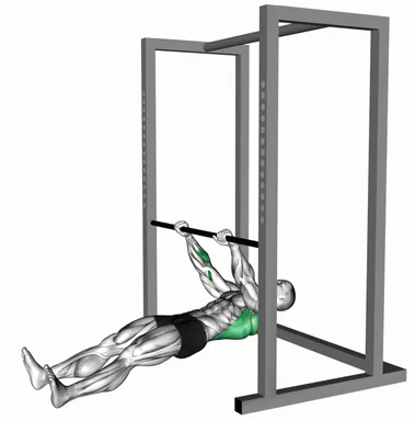 Shoulder grip Inverted Row demo