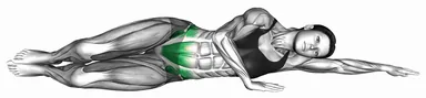 Side Lying Side Lift (Lateral Flexion) demo