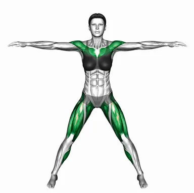 Side Step Crossover Arms demo