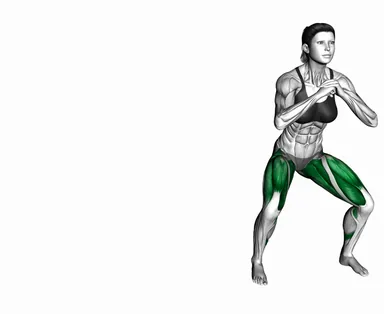 Side Walk Squat demo