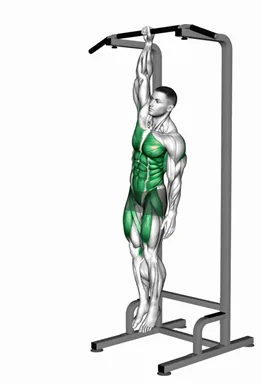 Single Arm Hanging Toes to Bar demo