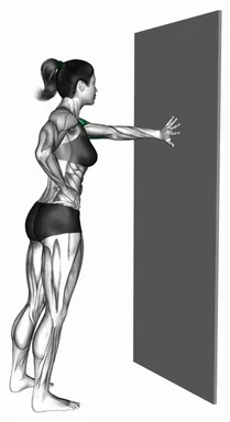 Single Arm Wall Push up demo