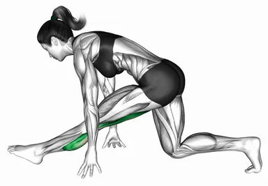 Single Leg Calf Stretch demo