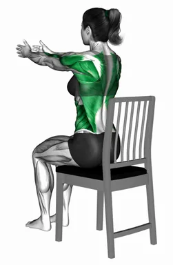 의자 얼터네이트 로우 자세 시연