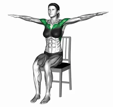 Seated Arm Circle on a Chair demo