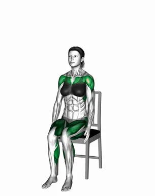의자 시티드 잭 자세 시연