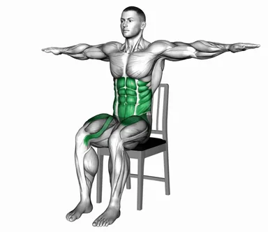 Sitting Opposite Touch on a Chair demo