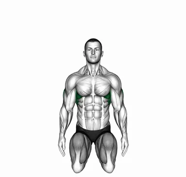 Sitting Overhead Lats Stretch demo