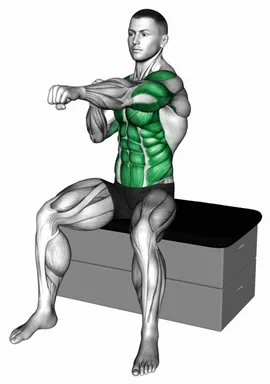 Sitting Punch on a Padded Stool demo