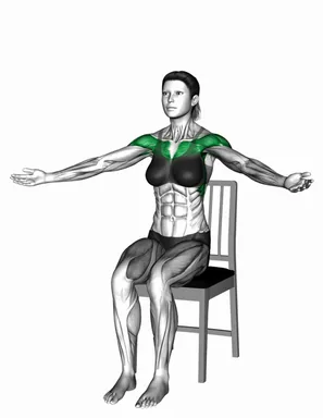 Sitting Underhand Crossover on a Chair demo