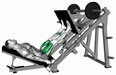 Sled Alternating Single Leg Negative Press demo