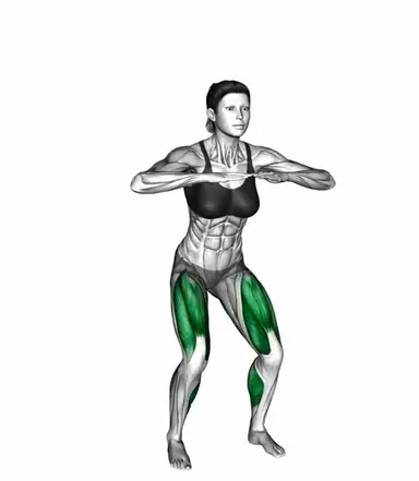 Slight Squat Tip Toes demo