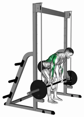 Smith Reverse Grip Bent Over Row demo