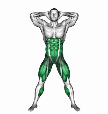 Standing Alternating Side Crunch and Raise demo