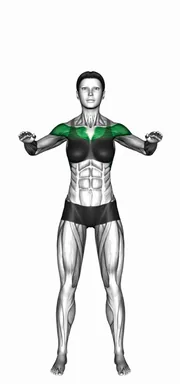 Standing Arm Crossover and Elbow Pullback demo