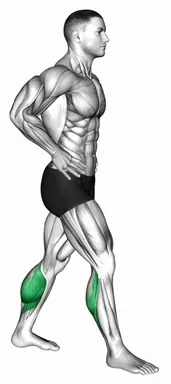 스탠딩 백 아킬레스건 스트레칭 자세 시연