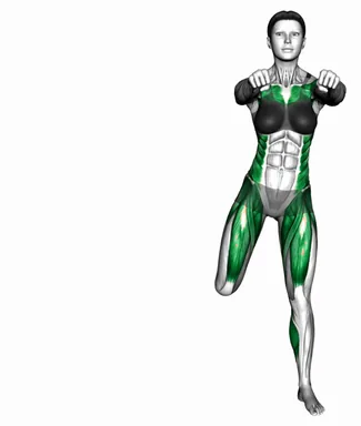 Standing Butt Kick Side and Front Push demo