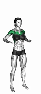 Standing Diagonal Reach and Chest Lift demo