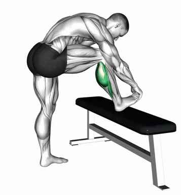 Standing Gastrocnemius Calf Stretch demo