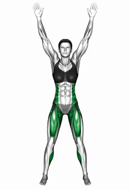 Standing Hands-Up Side Crunch demo