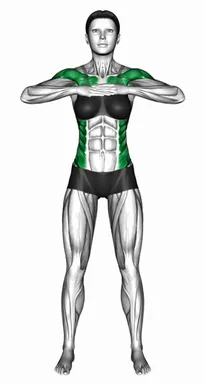 Standing Hands Up Twist demo