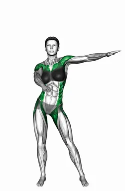Standing Hip Frontal Rotation Wipe Arms demo