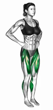 스탠딩 니 레이즈 자세 시연