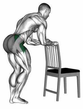 Standing Leg Abduction Chair Supported demo
