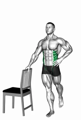 Standing Side Bend Chair Supported demo