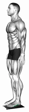 Standing Towel Foot Crunch demo