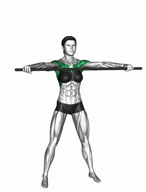 Stick Pass Around Stretch demo