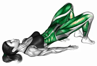 Tip Toe Glute Bridge Abduction demo