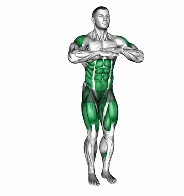 Twist Knee Raise Side Step Jack demo