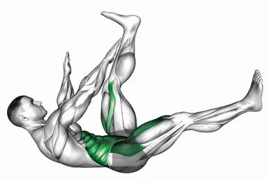 Twisting Crunch Shin Touch demo