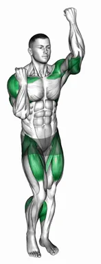 제자리 스텝 어퍼컷 자세 시연