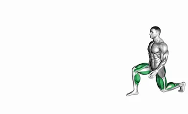 Walking High Knees Lunge demo