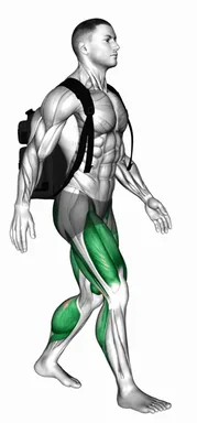 Weighted Backpack Walking demo