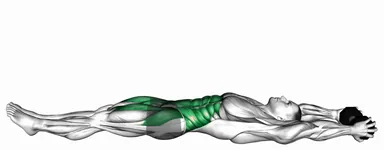 Weighted Dumbbell Hollow Hold demo