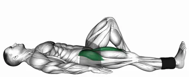 Weighted Lying Supine Straight Knee Raise demo